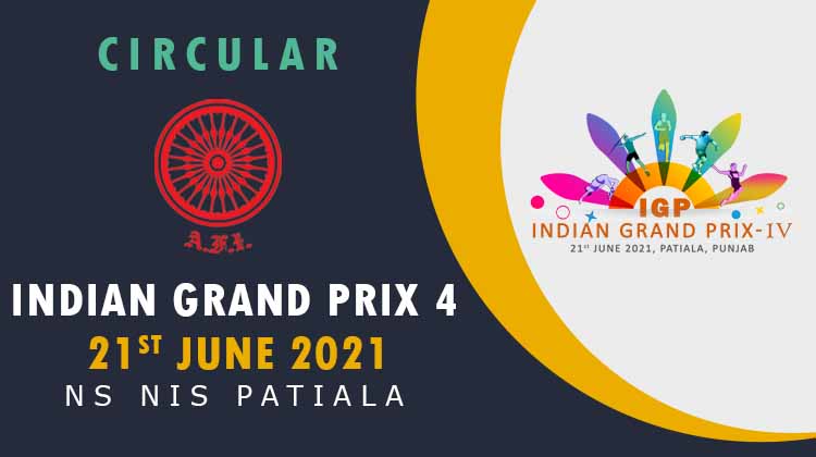 Indian Grand Prix 4 - Circular « Athletics Federation of India
